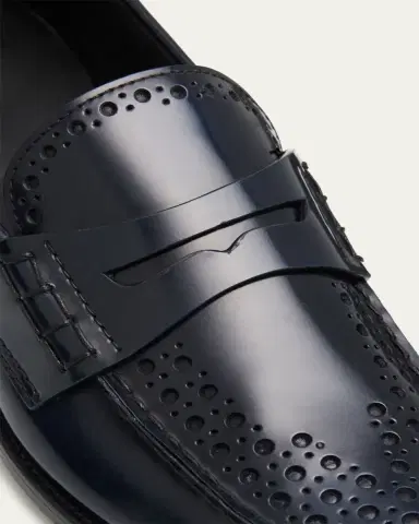 Church's Polished Fume Leather Penny Loafers | Thumbnail 3 Church's Polished Fume Leather Penny Loafers | Thumbnail 3