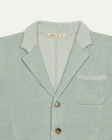 Maurizio Baldassari Men's Vanise Rib Knit Blazer Jacket | Thumbnail 3