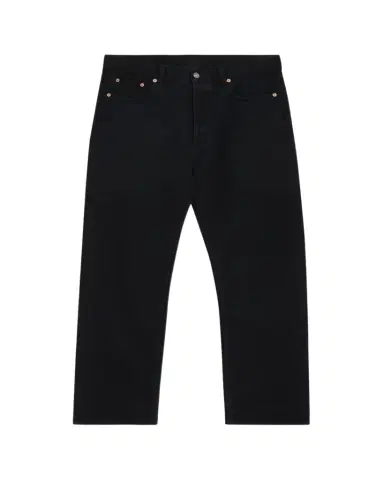 Saint Laurent Men's Black Denim Straight-Leg Jeans | Thumbnail 1