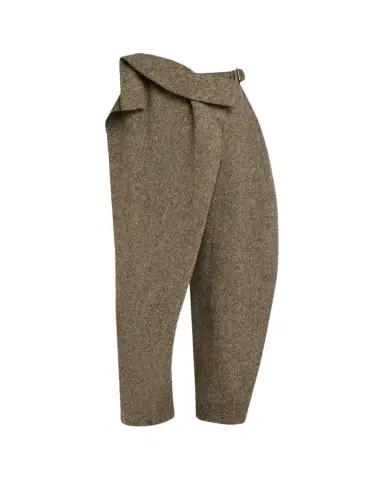 JW Anderson Structured Fold Over Wide-Leg Trousers | Thumbnail 1 JW Anderson Structured Fold Over Wide-Leg Trousers | Thumbnail 1