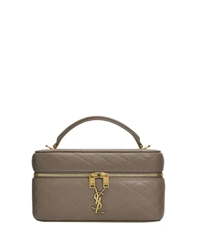 Saint Laurent Gaby Vanity Quilted Leather Bag