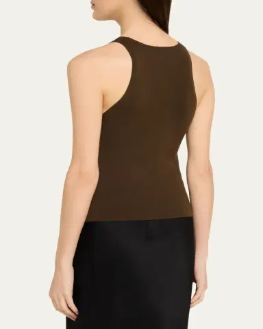 Vince Stretch-Viscose Tank Top | Thumbnail 3