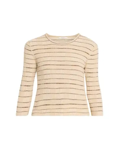 Vince Plaid Elbow-Sleeve Sweater | Thumbnail 1