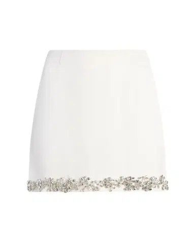 Cinq à Sept Adona Tumbling Flowers Crepe Mini Skirt | Thumbnail 1 Cinq à Sept Adona Tumbling Flowers Crepe Mini Skirt | Thumbnail 1