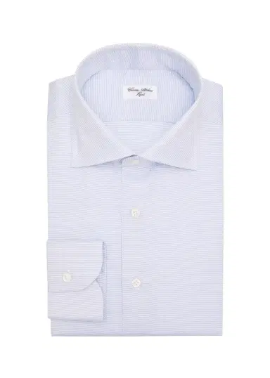 Cesare Attolini Men's Micro-Dot Cotton Dress Shirt | Thumbnail 3 Cesare Attolini Men's Micro-Dot Cotton Dress Shirt | Thumbnail 3
