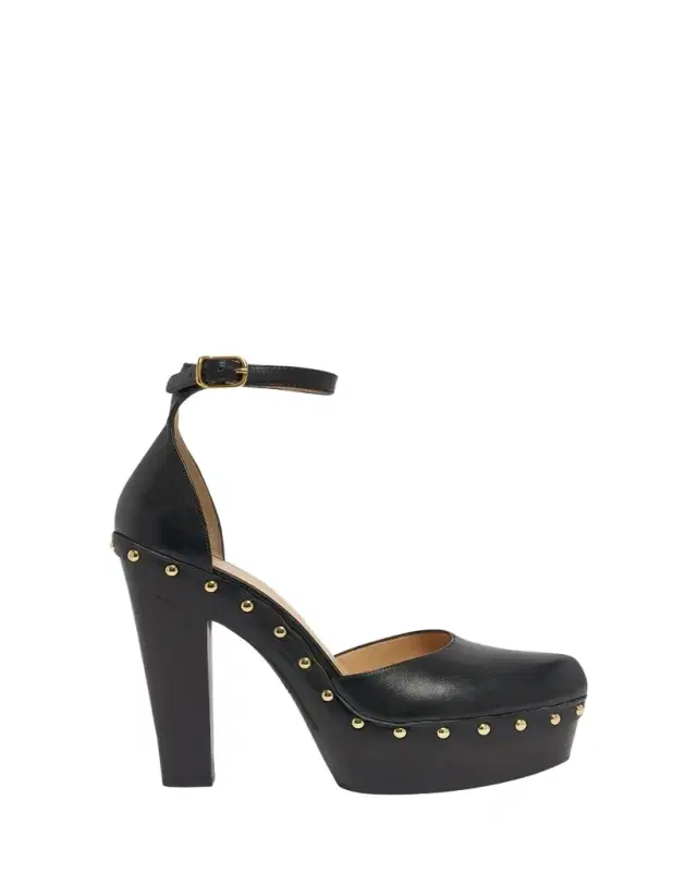 Chloe 130mm Lola Leather Platform Pumps