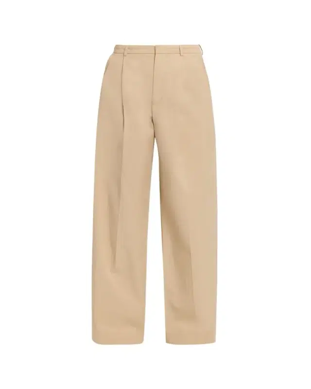 Vince Camille Mid-Rise Cotton-Blend Trousers