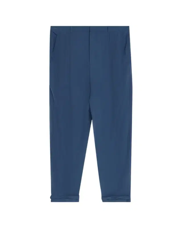 Saint Laurent Men's Silk Habotai Pleated Trousers