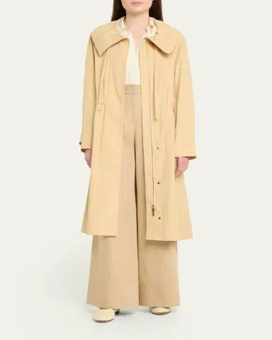 Lafayette 148 New York Travel Cotton Oversized Coat | Thumbnail 2