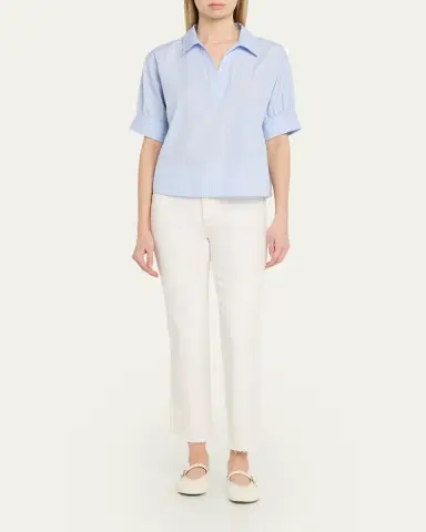 Frame The Striped Popover Top | Thumbnail 2 Frame The Striped Popover Top | Thumbnail 2