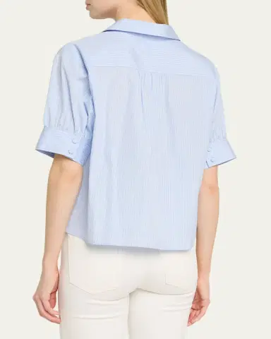 Frame The Striped Popover Top | Thumbnail 3 Frame The Striped Popover Top | Thumbnail 3
