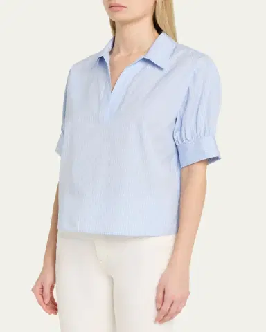 Frame The Striped Popover Top | Thumbnail 4 Frame The Striped Popover Top | Thumbnail 4