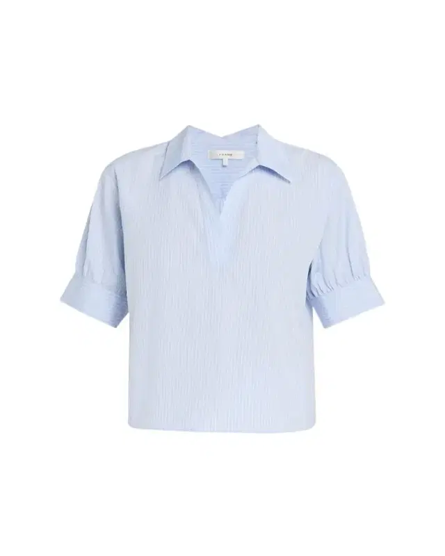 The Striped Popover Top