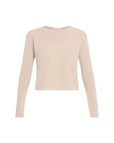Lisa Yang Ida Roll-Edge Cashmere Crewneck Sweater | Thumbnail 1 Lisa Yang Ida Roll-Edge Cashmere Crewneck Sweater | Thumbnail 1