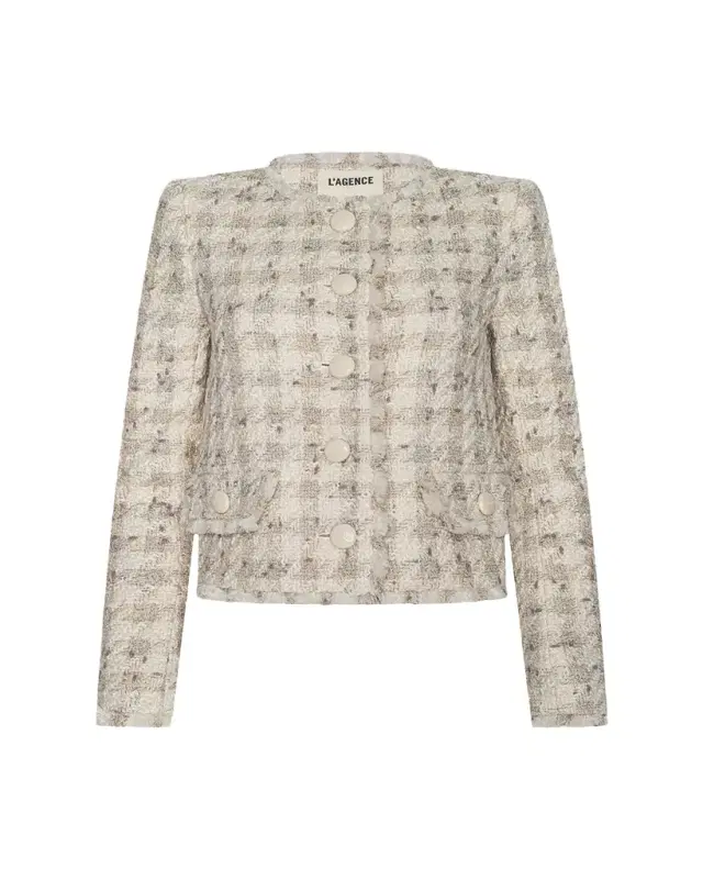 Zell Houndstooth Tweed Jacket