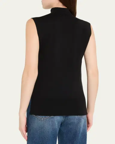 TOTEME Sleeveless Turtleneck Sweater | Thumbnail 3