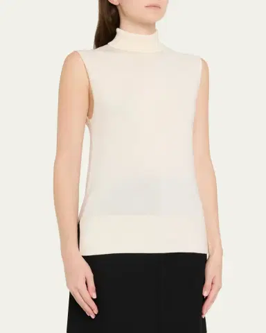 TOTEME Sleeveless Turtleneck Sweater | Thumbnail 8