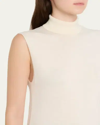 TOTEME Sleeveless Turtleneck Sweater | Thumbnail 9