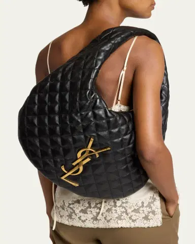 Saint Laurent Icare YSL Quilted Nappa Leather Hobo Bag | Thumbnail 2 Saint Laurent Icare YSL Quilted Nappa Leather Hobo Bag | Thumbnail 2