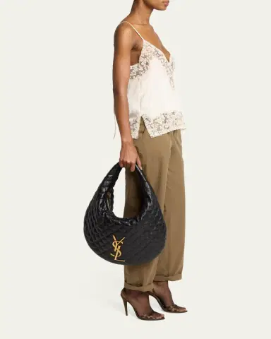 Saint Laurent Icare YSL Quilted Nappa Leather Hobo Bag | Thumbnail 5 Saint Laurent Icare YSL Quilted Nappa Leather Hobo Bag | Thumbnail 5