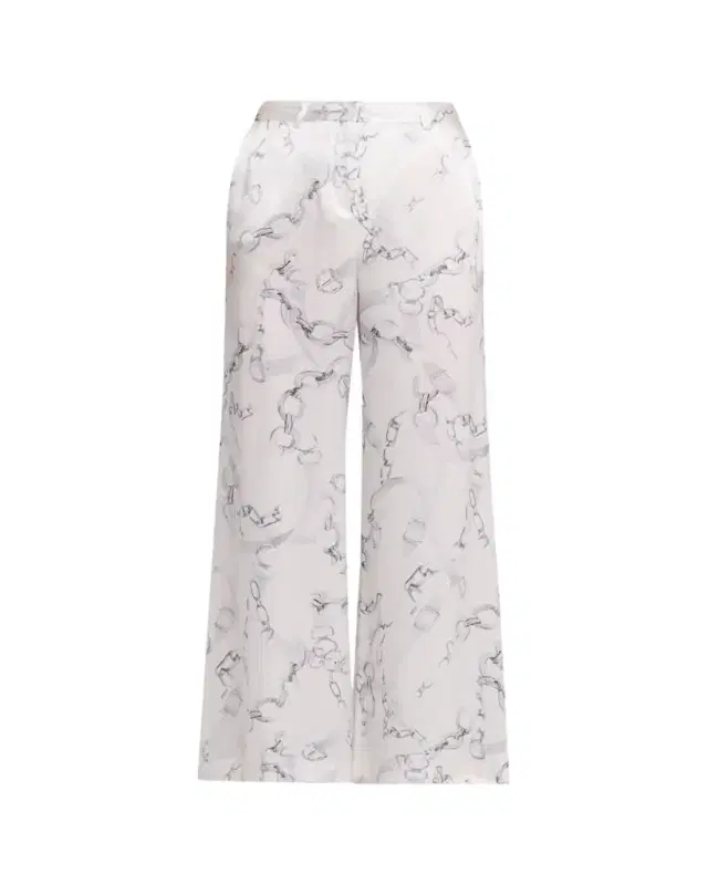Gavin Silk Wide-Leg Pants
