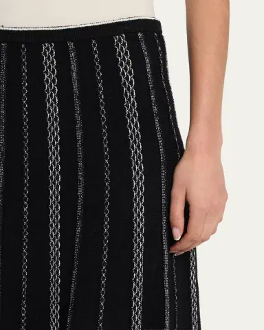 Proenza Schouler White Label Morena Textured Knit Midi Skirt | Thumbnail 5