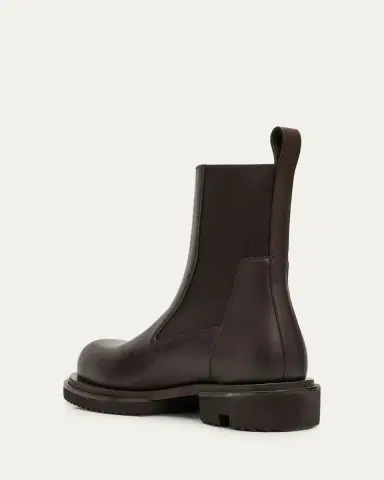 Rick Owens Beatle Gabe Leather Chelsea Boots | Thumbnail 4 Rick Owens Beatle Gabe Leather Chelsea Boots | Thumbnail 4