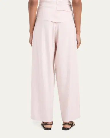 Proenza Schouler White Label Calla Slub Linen Wrap Pants | Thumbnail 7