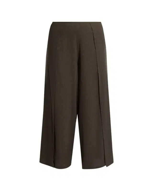 Calla Slub Linen Wrap Pants