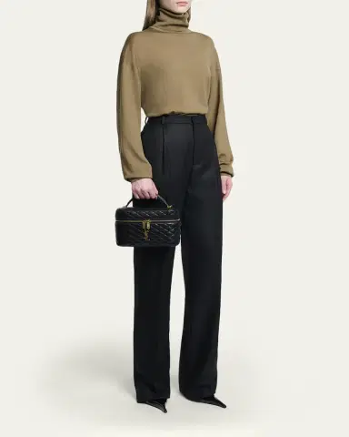 Saint Laurent Gaby Large YSL Vanity Bag in Quilted Leather | Thumbnail 5
