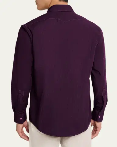 Massimo Alba Men's Arizo Cotton Western Shirt | Thumbnail 3 Massimo Alba Men's Arizo Cotton Western Shirt | Thumbnail 3
