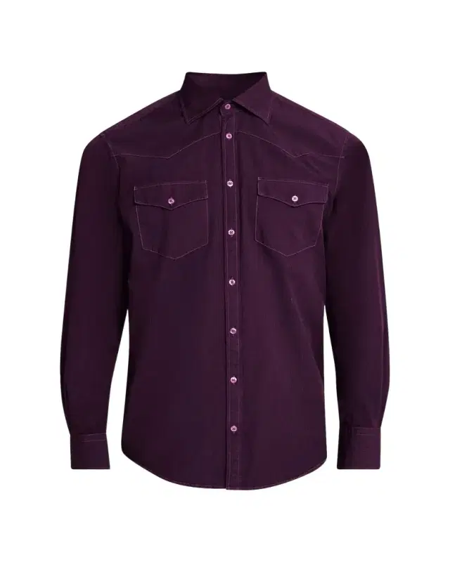 Massimo Alba Men's Arizo Cotton Western Shirt