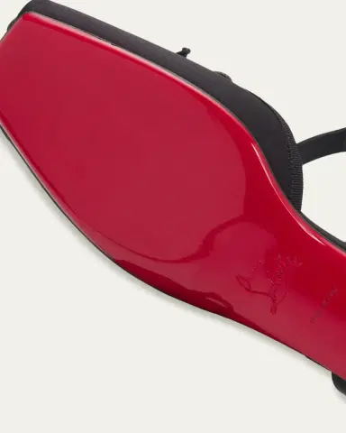 Christian Louboutin Cassia Satin Lace-Up Ballerina Flats | Thumbnail 5 Christian Louboutin Cassia Satin Lace-Up Ballerina Flats | Thumbnail 5