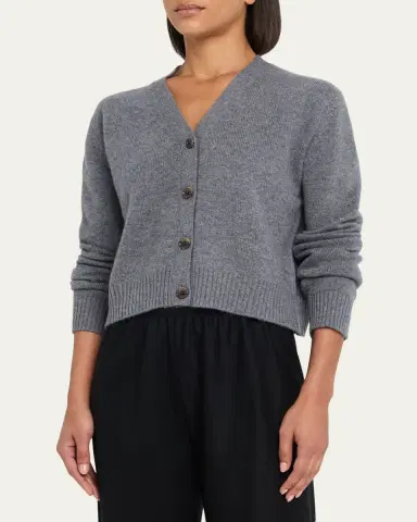 Lisa Yang Marion Cashmere V-Neck Cardigan | Thumbnail 4