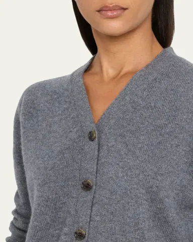 Lisa Yang Marion Cashmere V-Neck Cardigan | Thumbnail 5