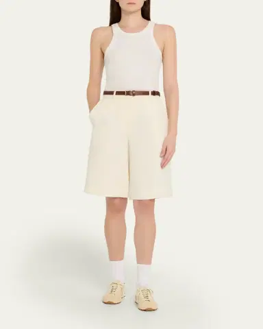 Jacquemus Les Tennis Croc-Embossed Suede Sneakers | Thumbnail 3