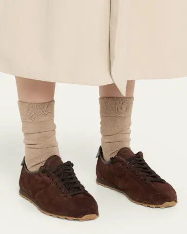 Jacquemus Les Tennis Croc-Embossed Suede Sneakers | Thumbnail 6