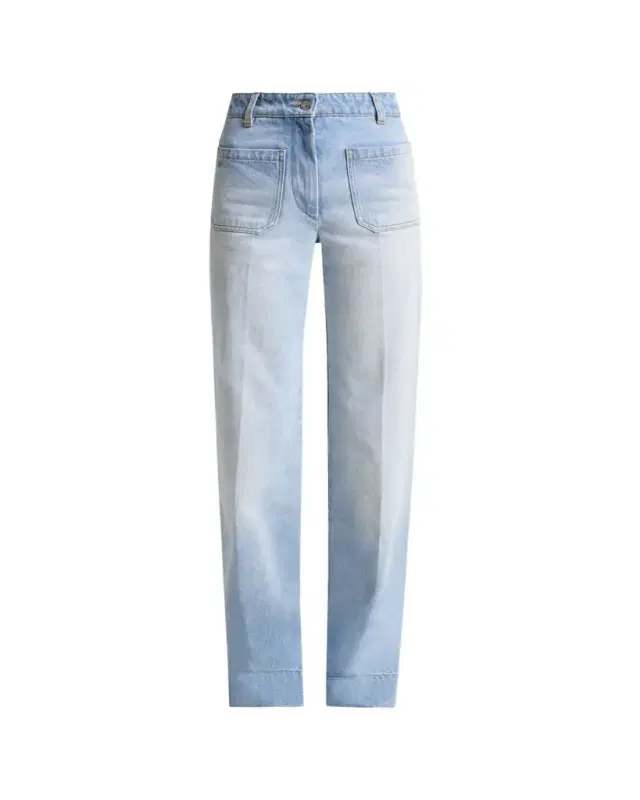 Victoria Beckham Alina Front Pocket Flare Jeans