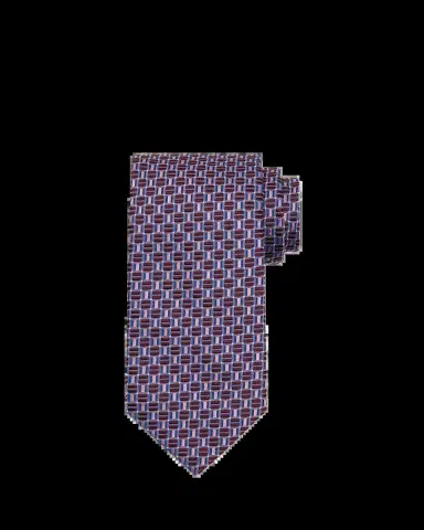 Brioni Men's Geometric Square Jacquard Silk Tie | Thumbnail 2 Brioni Men's Geometric Square Jacquard Silk Tie | Thumbnail 2