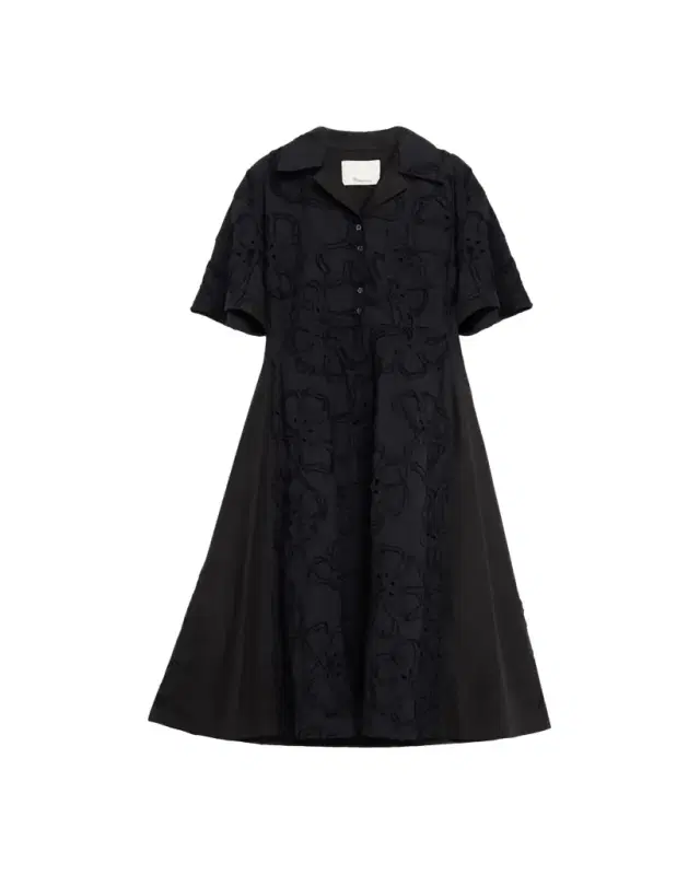 3.1 Phillip Lim Floral Embroidered Midi Shirtdress