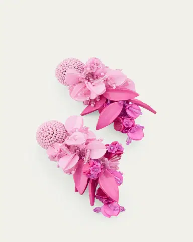 Oscar de la Renta Beaded Chandelier Earrings | Thumbnail 6 Oscar de la Renta Beaded Chandelier Earrings | Thumbnail 6