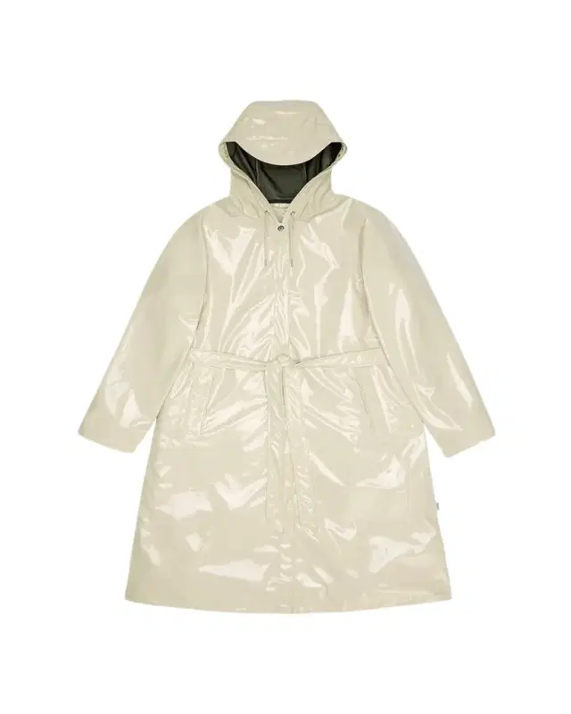 Long A-Line Hooded Rain Jacket