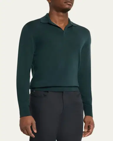 Sease Men's Lasca V-Neck Polo Sweater | Thumbnail 4