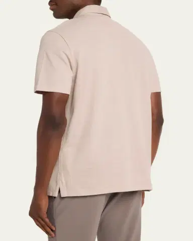 Brioni Men's Jersey Pique Polo Shirt | Thumbnail 11