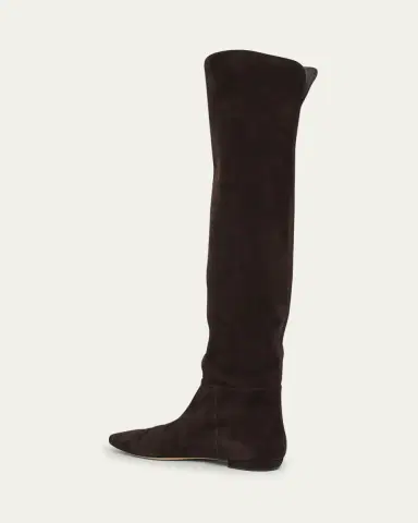 Gianvito Rossi Suede Over-The-Knee Boots | Thumbnail 4