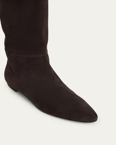 Gianvito Rossi Suede Over-The-Knee Boots | Thumbnail 5