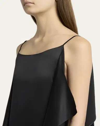 The Row Kylo Draped Silk Maxi Dress | Thumbnail 5