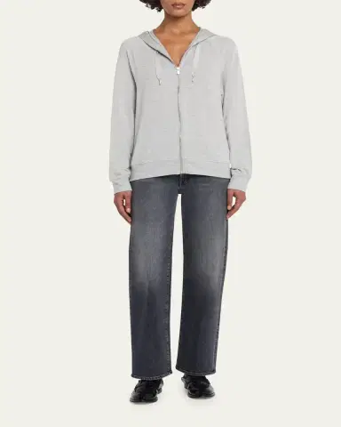 MAJESTIC FILATURES French Terry Zip-Front Hoodie | Thumbnail 2 MAJESTIC FILATURES French Terry Zip-Front Hoodie | Thumbnail 2