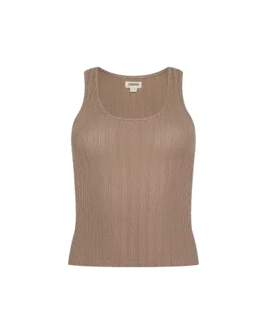 L'AGENCE Adira Pointelle Scoop-Neck Tee | Thumbnail 1 L'AGENCE Adira Pointelle Scoop-Neck Tee | Thumbnail 1