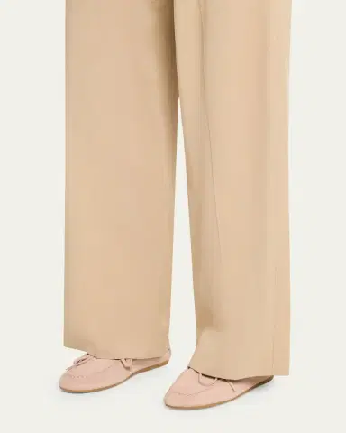 Miu Miu Suede Moccasin Loafers | Thumbnail 2